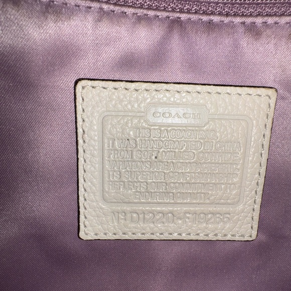 Coach Tan Leather Shoulder Bag - Picture 10 of 14